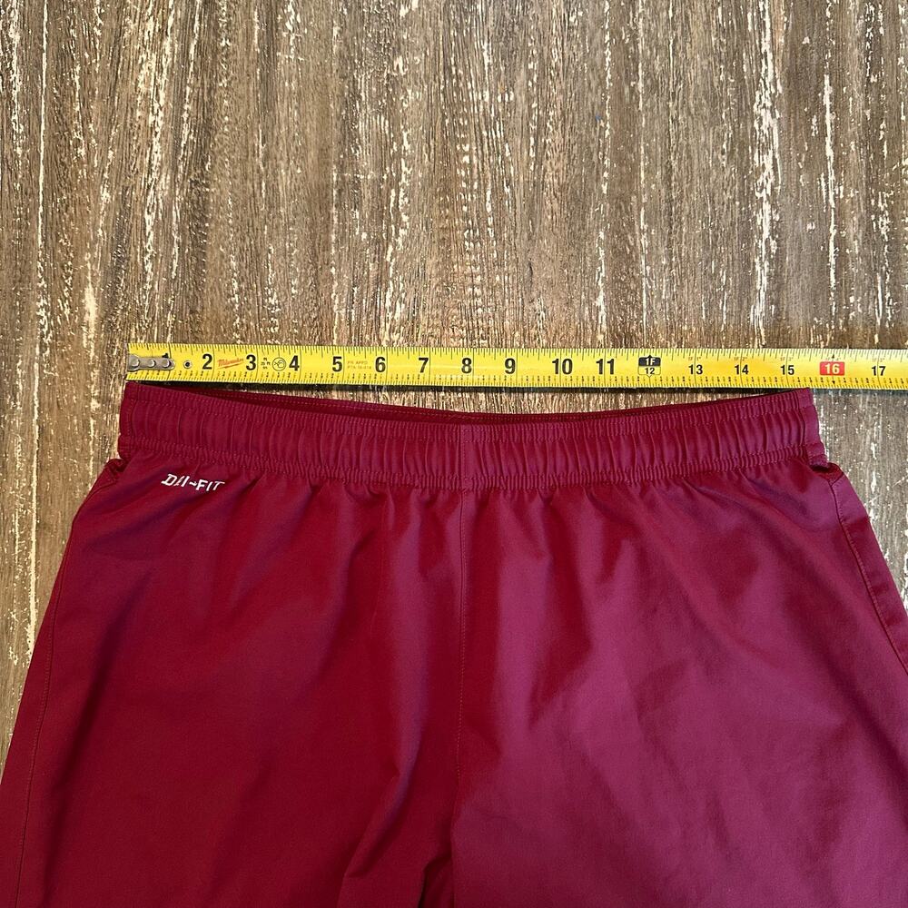 Vintage Nike Dri-Fit Portugal Soccer Team Shorts 9.5” Inseam Maroon Mens Size L - Picture 6 of 10